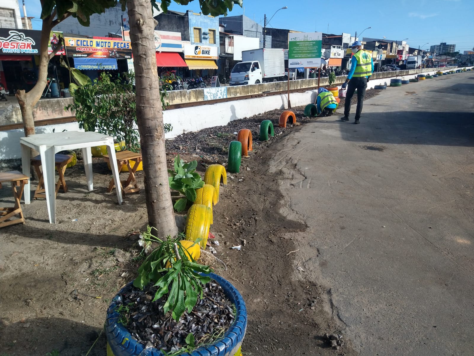 Prefeitura retira mais de 30 toneladas e revitaliza ponto de lixo no Prado. Foto: Ascom Sudes